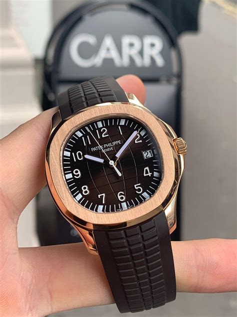 patek philippe aquanaut 5167a rose gold|patek philippe aquanaut strap.